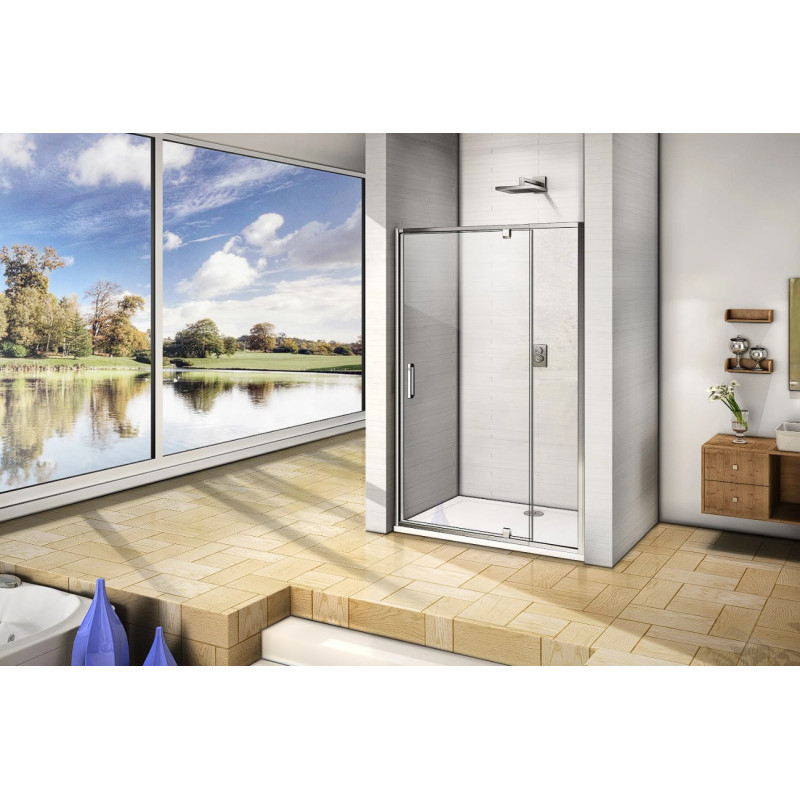 Душевая дверь 90х185см хром GoodDoor Orion ОР00014