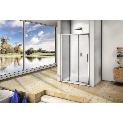 Душевая дверь матовое стекло 110х185см хром GoodDoor Orion ОР00002