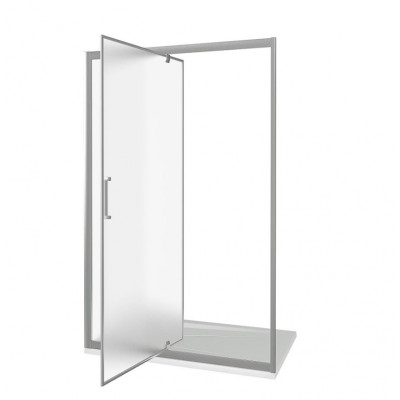 Душевая дверь матовое стекло 110х185см хром GoodDoor Orion ОР00019