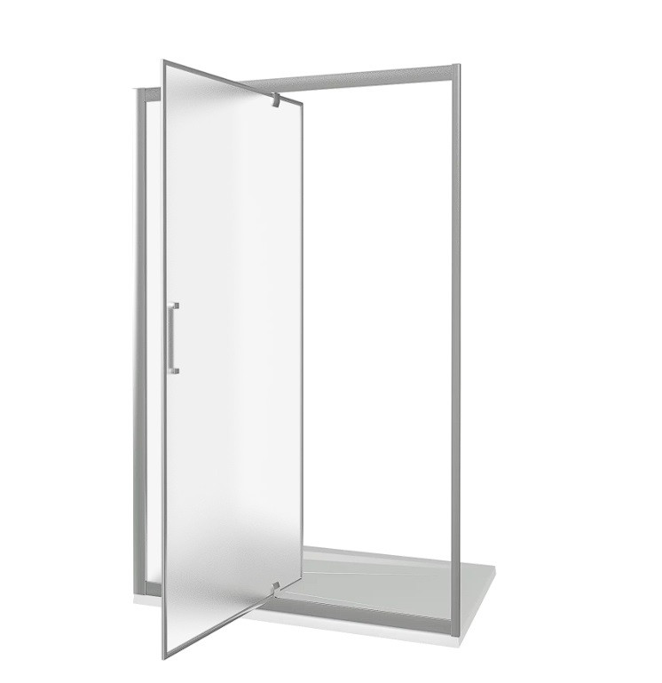 Душевая дверь матовое стекло 120х185см хром GoodDoor Orion ОР00021