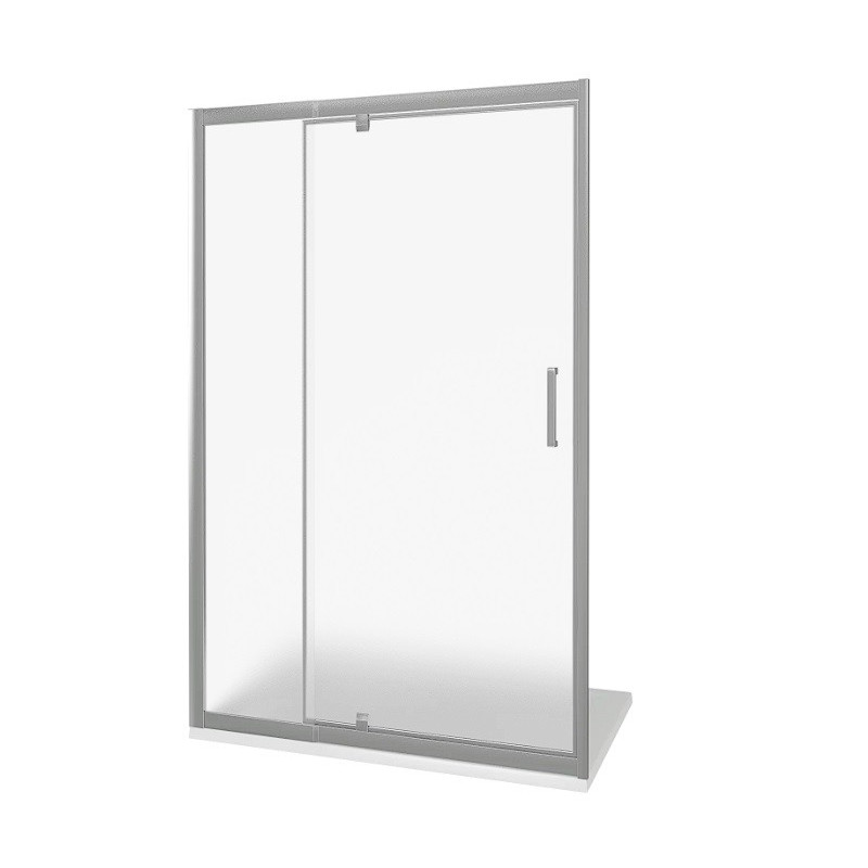 Душевая дверь матовое стекло 130х185см хром GoodDoor Orion ОР00023