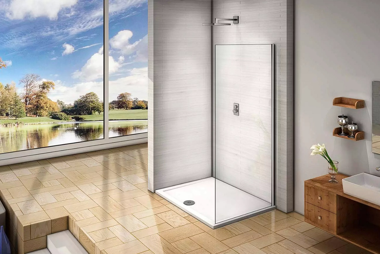 Боковая часть 100х185см хром GoodDoor Orion ОР00028