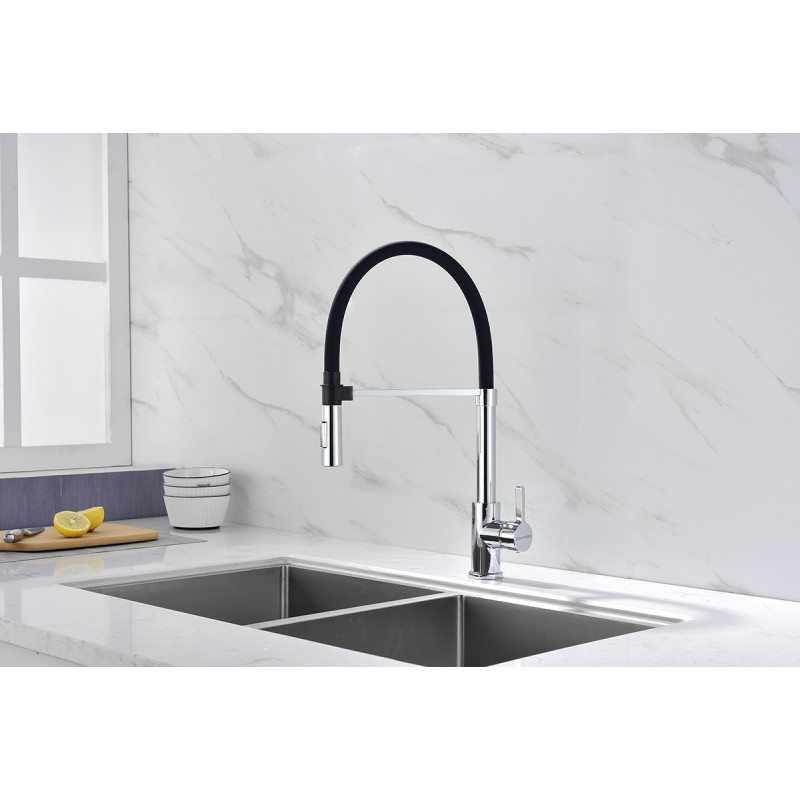 Смеситель для кухни хром Paulmark Halt Ha214021-CR