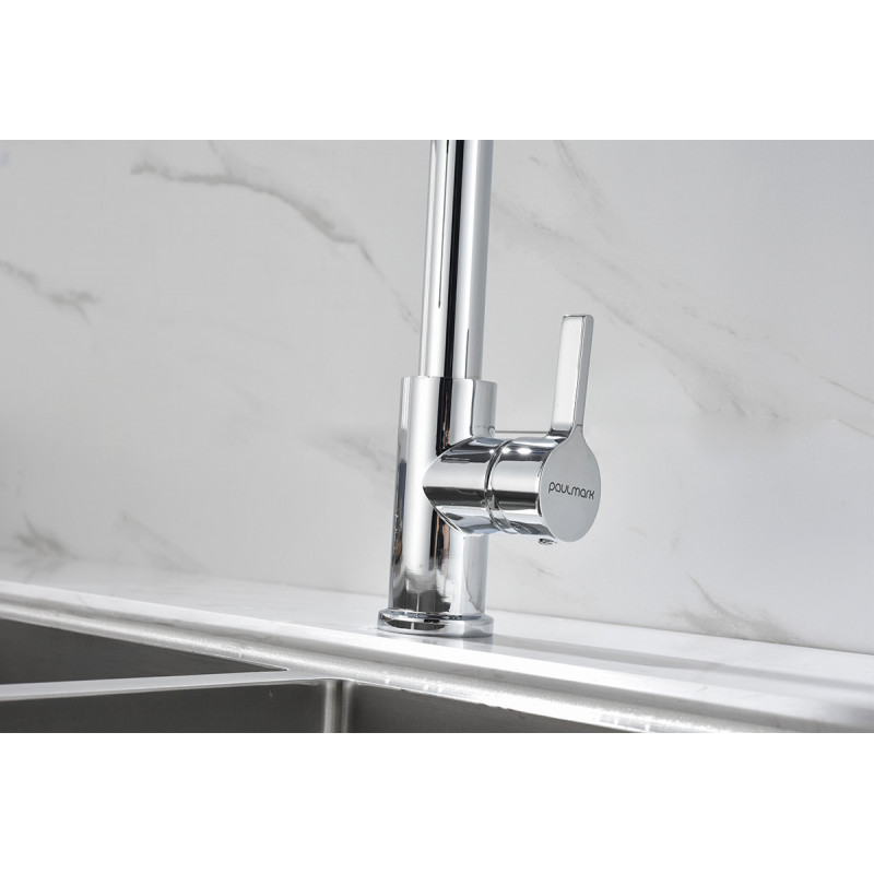Смеситель для кухни хром Paulmark Halt Ha214021-CR