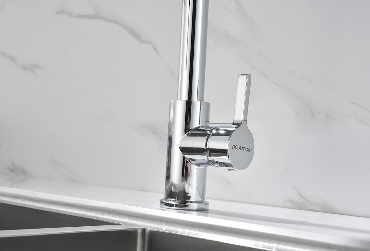 Смеситель для кухни хром Paulmark Halt Ha214021-CR