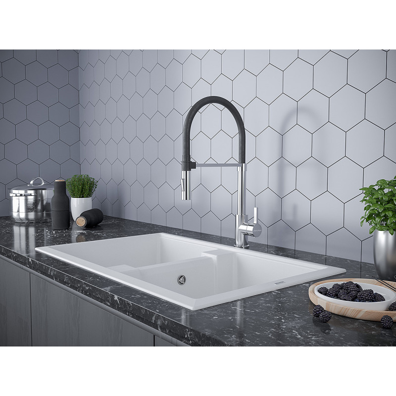 Смеситель для кухни хром Paulmark Halt Ha214021-CR
