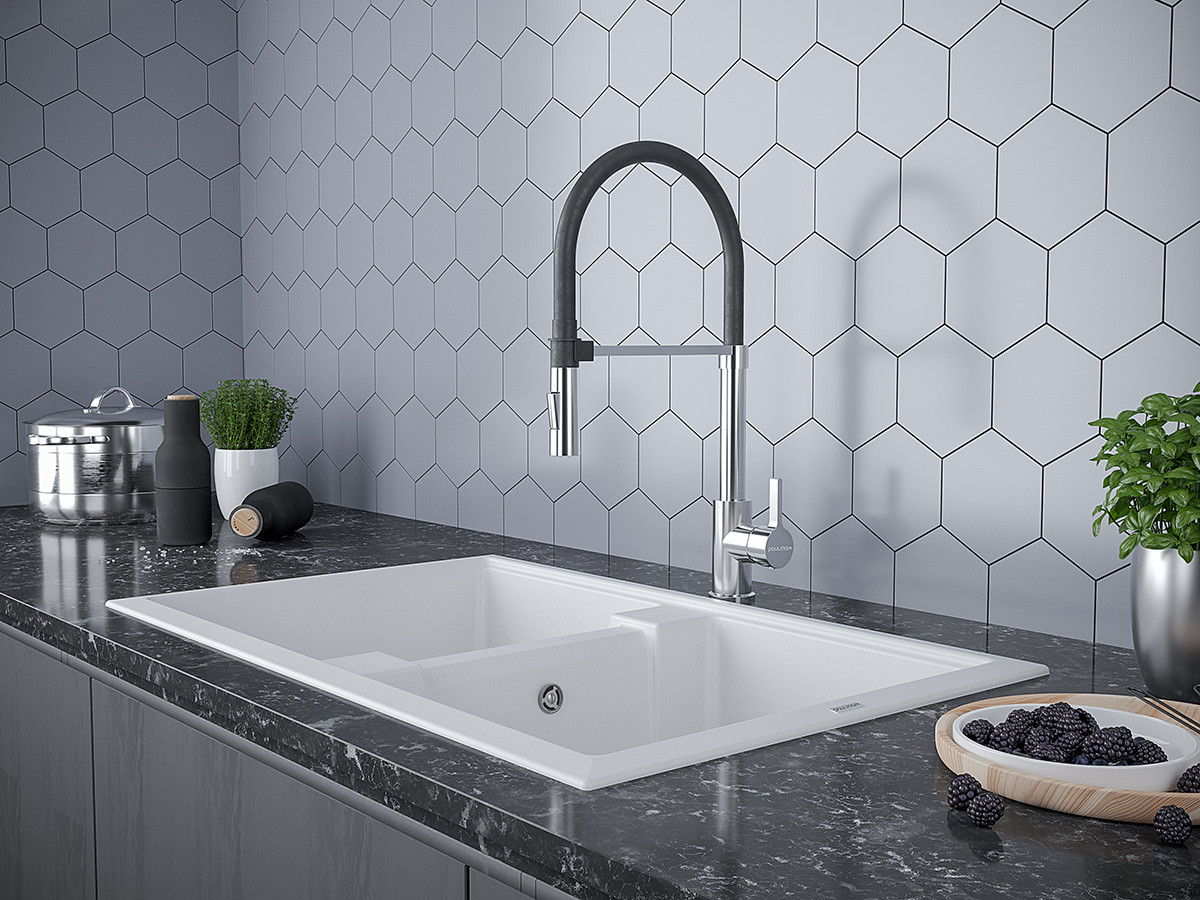 Смеситель для кухни хром Paulmark Halt Ha214021-CR