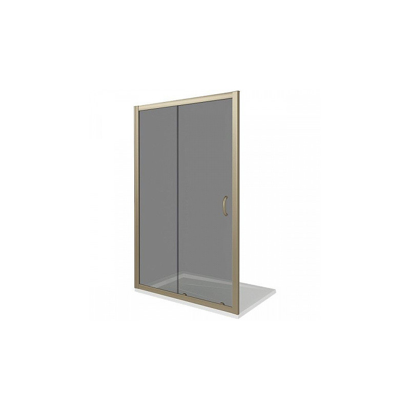 Душевая дверь тонированное стекло 110х185см бронза GoodDoor Jazz ДЖ00031