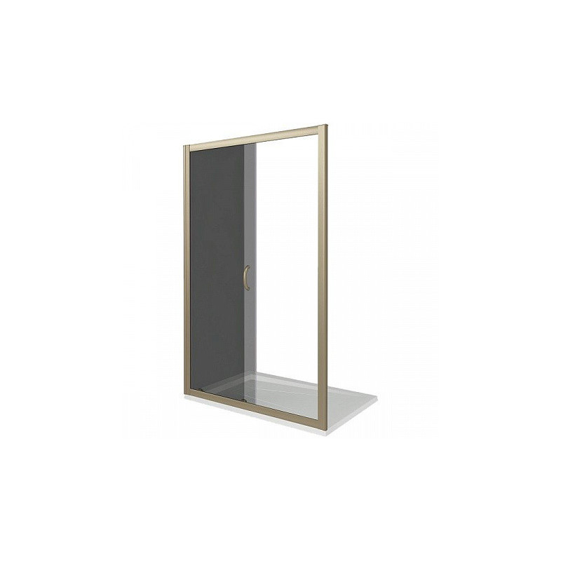 Душевая дверь тонированное стекло 140х185см бронза GoodDoor Jazz ДЖ00034