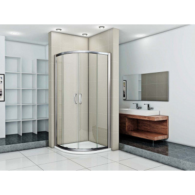 Душевой уголок 80х80х185см хром GoodDoor Infinity ИН00002