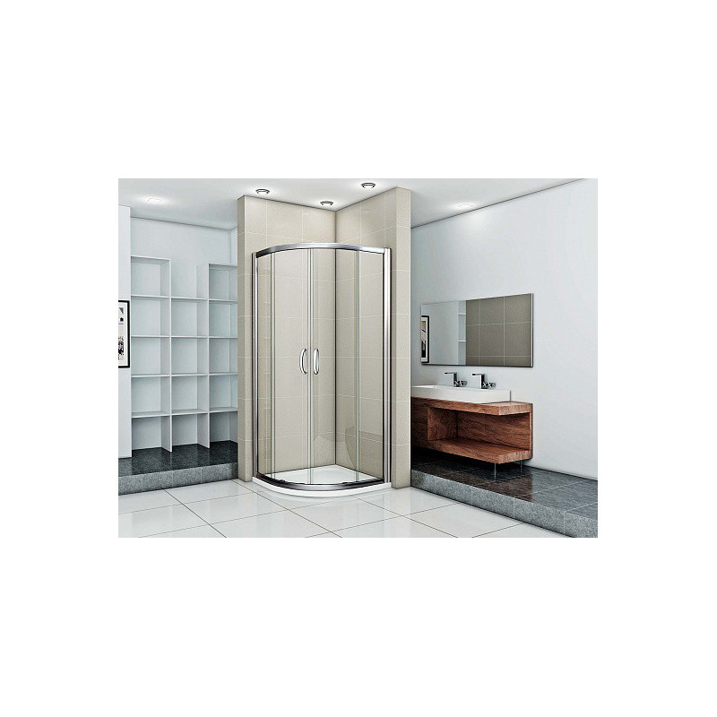 Душевой уголок 80х80х185см хром GoodDoor Infinity ИН00002
