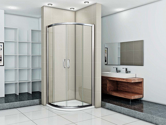 Душевой уголок 80х80х185см хром GoodDoor Infinity ИН00002