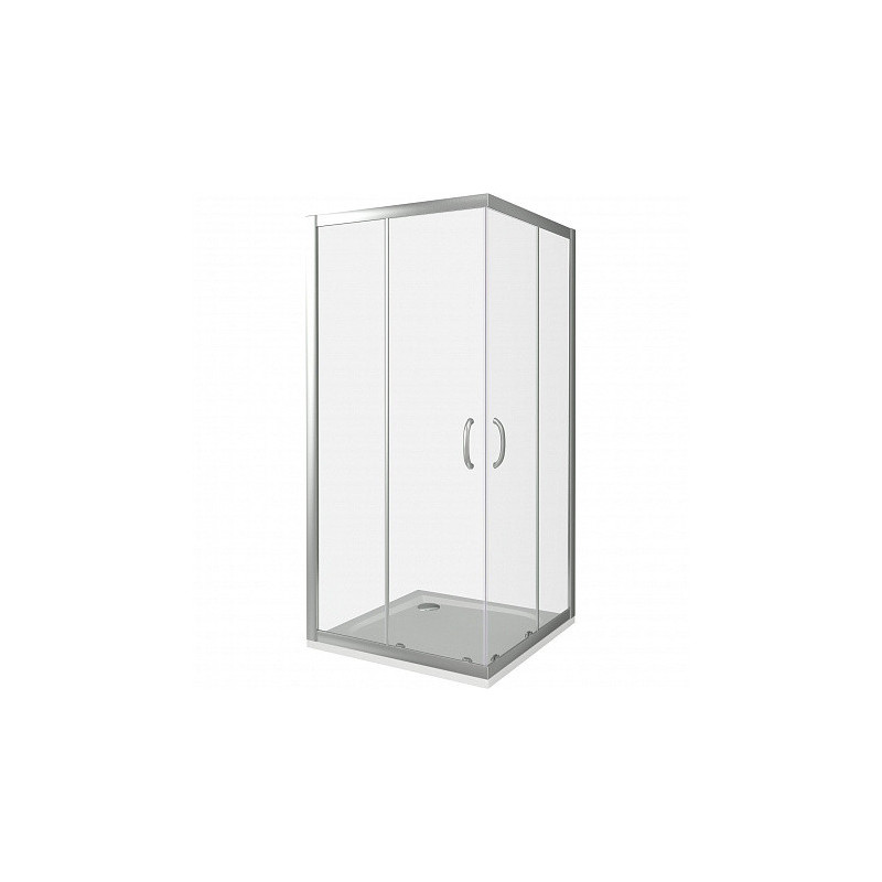 Душевой уголок 80х80х185см хром GoodDoor Infinity ИН00014