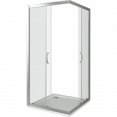 Душевой уголок 80х80х185см хром GoodDoor Infinity ИН00014