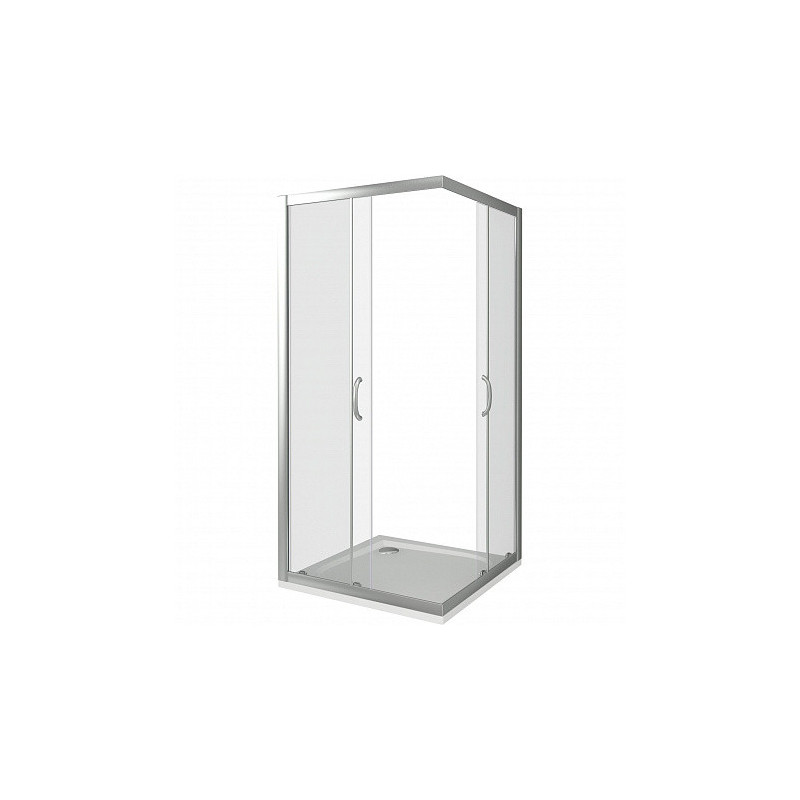Душевой уголок 90х90х185см хром GoodDoor Infinity ИН00017
