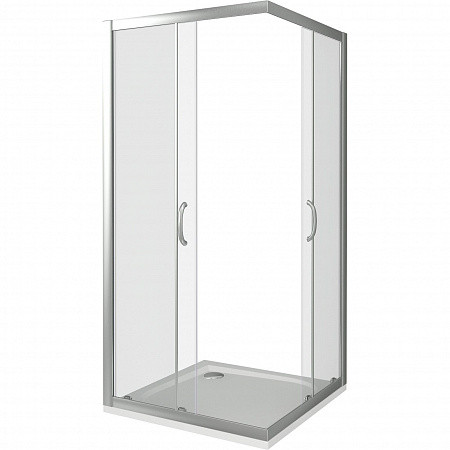 Душевой уголок 100х100х185см хром GoodDoor Infinity ИН00020