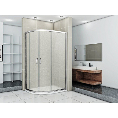 Душевой уголок матовое стекло 120х80х185см хром GoodDoor Infinity ИН00012