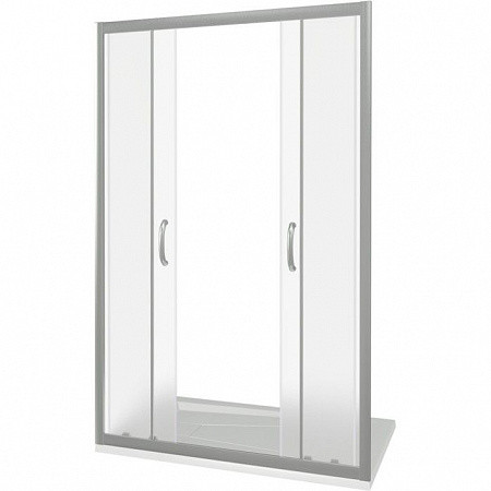 Душевая дверь матовое стекло 200х185см хром GoodDoor Infinity ИН00089