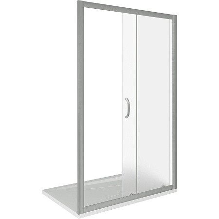 Душевая дверь матовое стекло 110х185см хром GoodDoor Infinity ИН00024