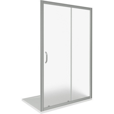 Душевая дверь матовое стекло 130х185см хром GoodDoor Infinity ИН00029