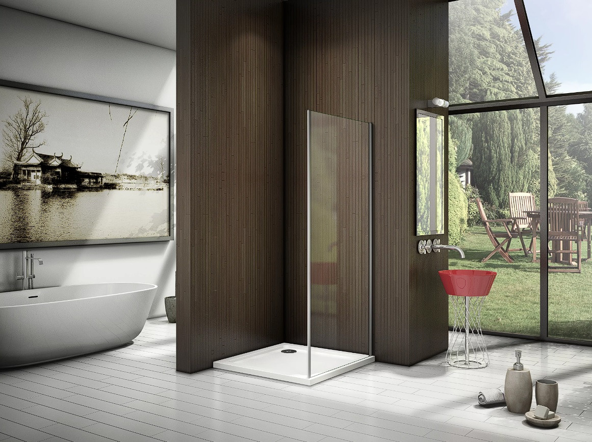 Боковая часть 90х185см белая GoodDoor Latte ЛА00013