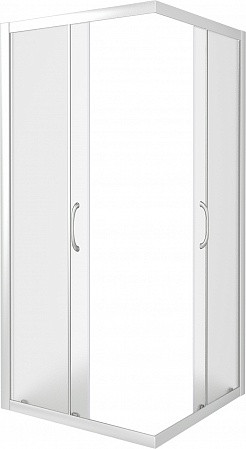 Душевой уголок матовое стекло 90х90х185см белый GoodDoor Latte ЛА00020