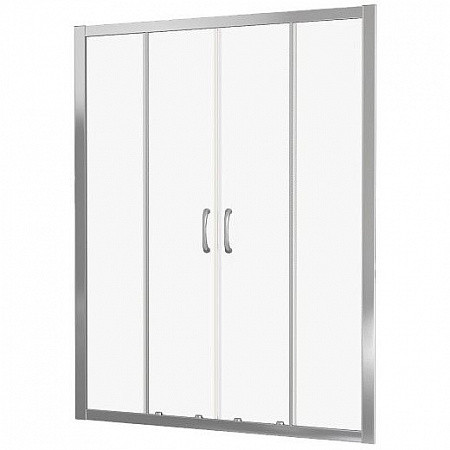 Душевая дверь 150х185см белая GoodDoor Latte ЛА00030