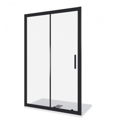 Душевая дверь 140х190см черная GoodDoor Cofe КФ00013