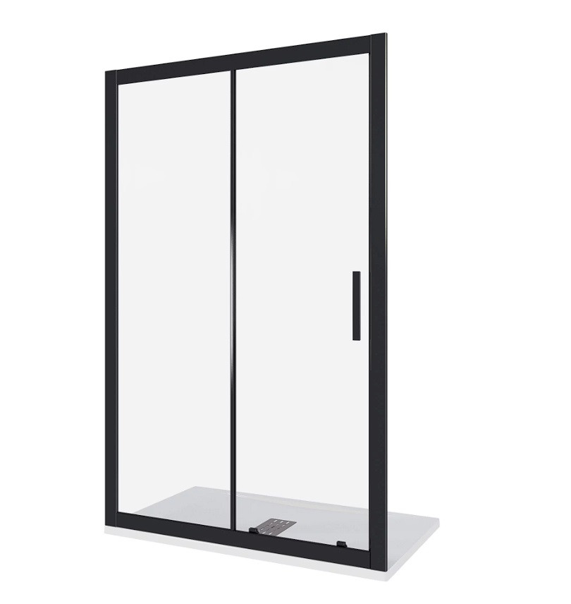 Душевая дверь 140х190см черная GoodDoor Cofe КФ00013