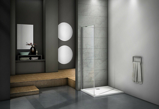 Боковая часть 100х185см белая GoodDoor Mokka МК00013