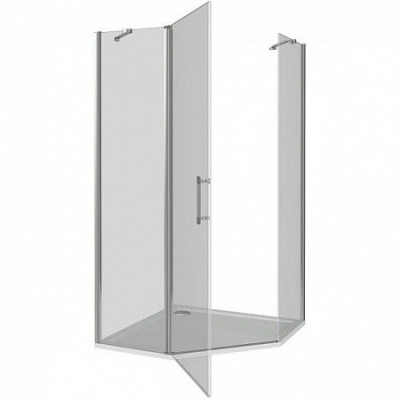 Душевой уголок 90х90х185см белый GoodDoor Mokka МК00014
