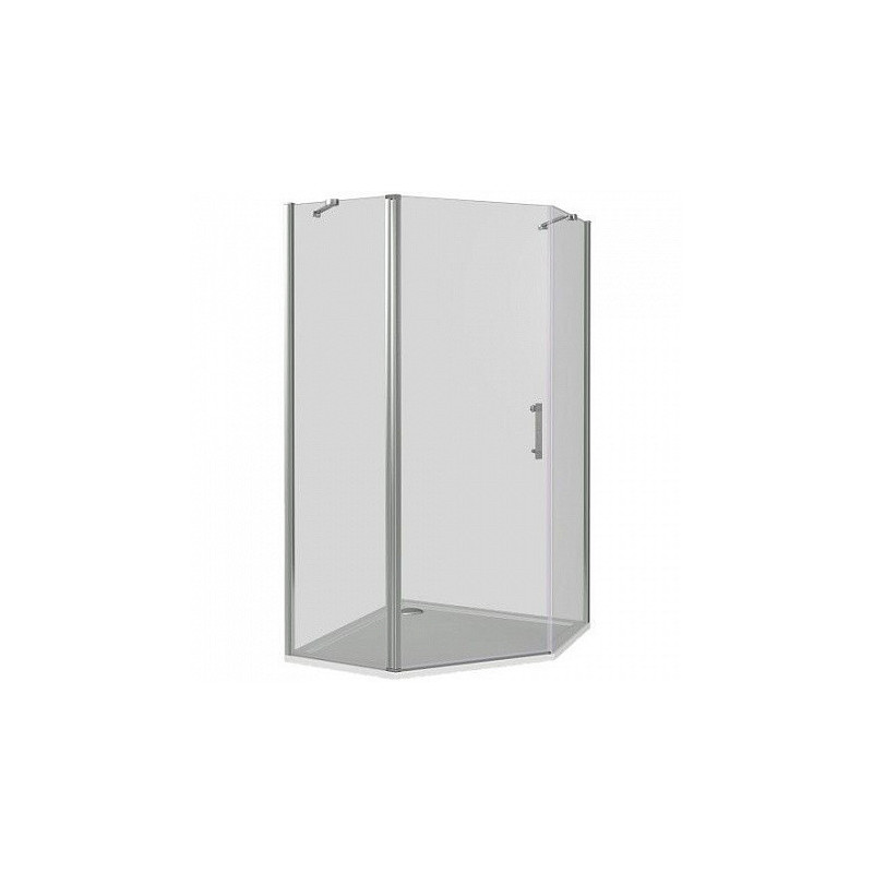 Душевой уголок 100х100х185см белый GoodDoor Mokka МК00015