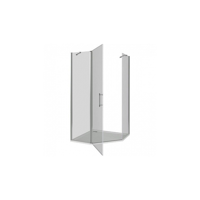 Душевой уголок 100х100х185см белый GoodDoor Mokka МК00015