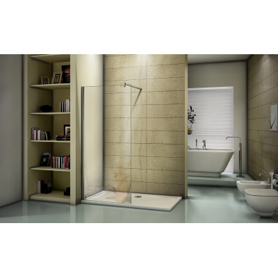 Душевая перегородка 100х195см хром GoodDoor Walk In ВИ00002