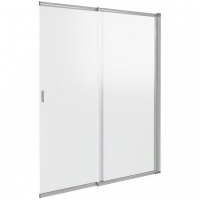 Душевая шторка на ванну 100х140см хром GoodDoor Screen ПД00081