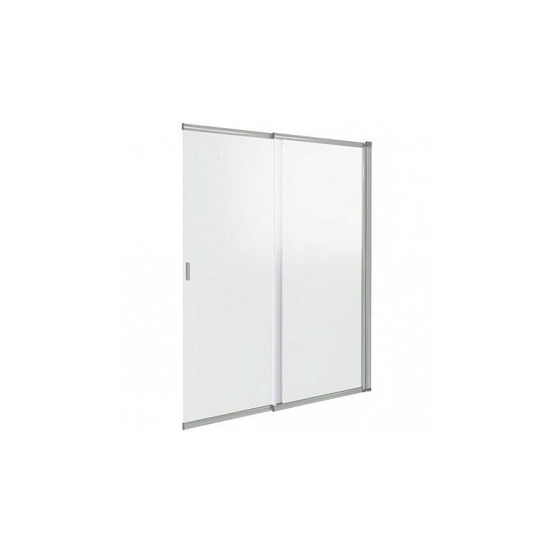 Душевая шторка на ванну 100х140см хром GoodDoor Screen ПД00081