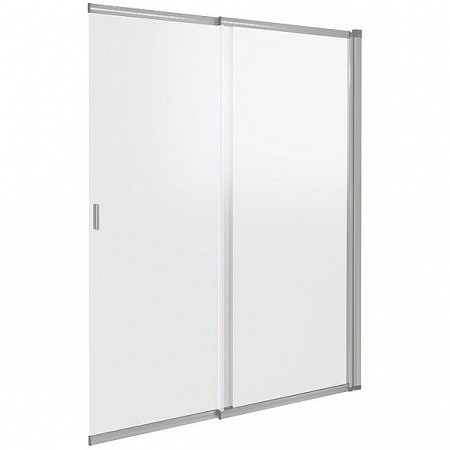 Душевая шторка на ванну 100х140см хром GoodDoor Screen ПД00081