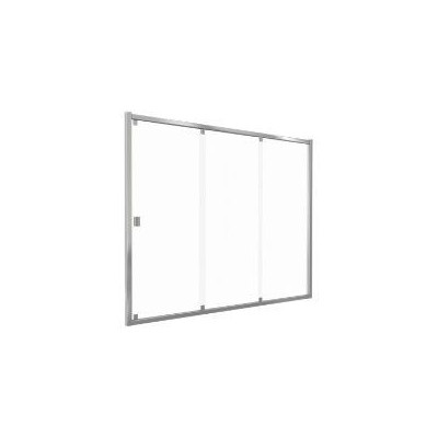 Душевая шторка на ванну 130х140см хром GoodDoor Screen ПД00100