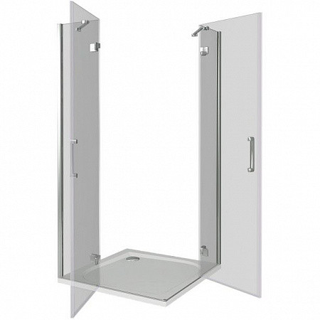 Душевой уголок 100х100х185см хром GoodDoor Saturn СА00015