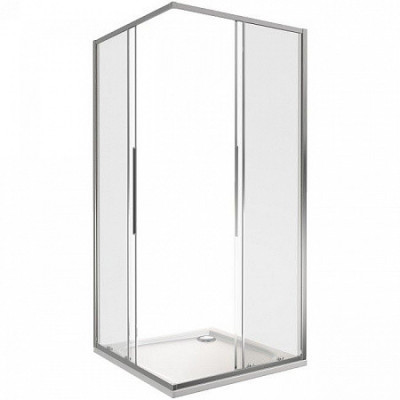 Душевой уголок 80х80х195см хром GoodDoor Idea ИД00015