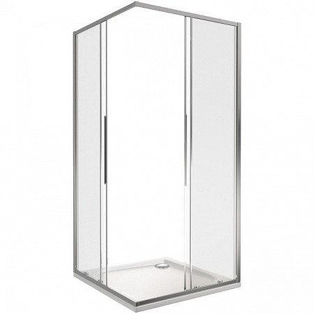 Душевой уголок 80х80х195см хром GoodDoor Idea ИД00015