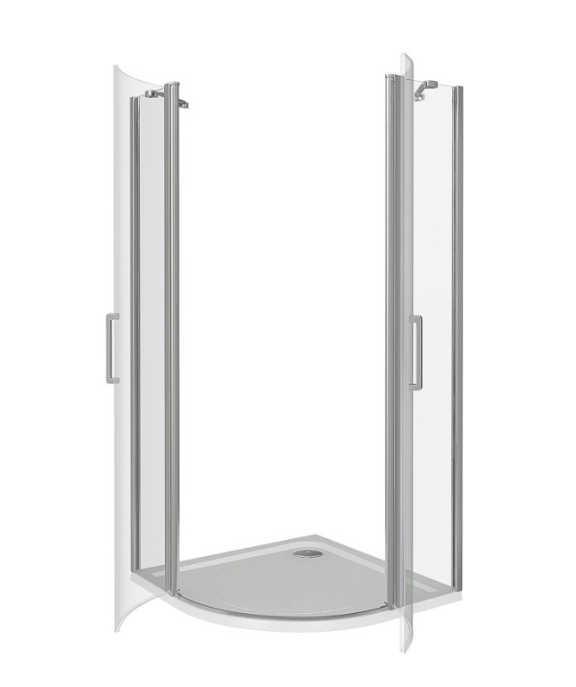 Душевой уголок 80х80х185см хром GoodDoor Pandora ПД00077