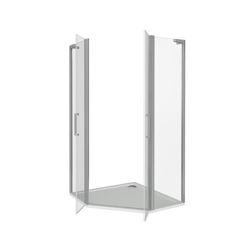 Душевой уголок 90х90х185см хром GoodDoor Pandora ПД00058