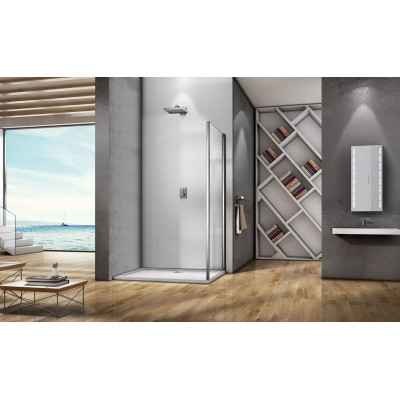 Боковая часть 90х185см хром GoodDoor Lira ЛИ00010