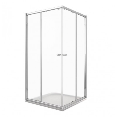 Душевой уголок 80х80х185см хром GoodDoor Lira ЛИ00012