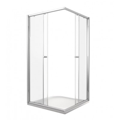 Душевой уголок 80х80х185см хром GoodDoor Lira ЛИ00012