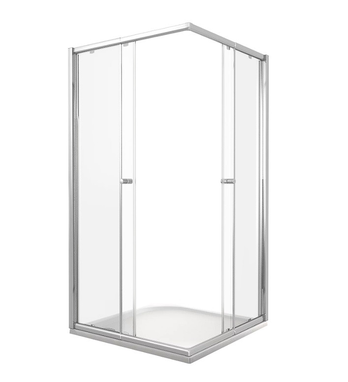 Душевой уголок 80х80х185см хром GoodDoor Lira ЛИ00012