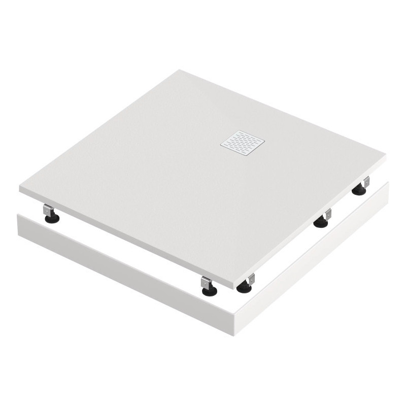 Экран для душевого поддона 100х100см белый GoodDoor Essentia ЭЛ00138
