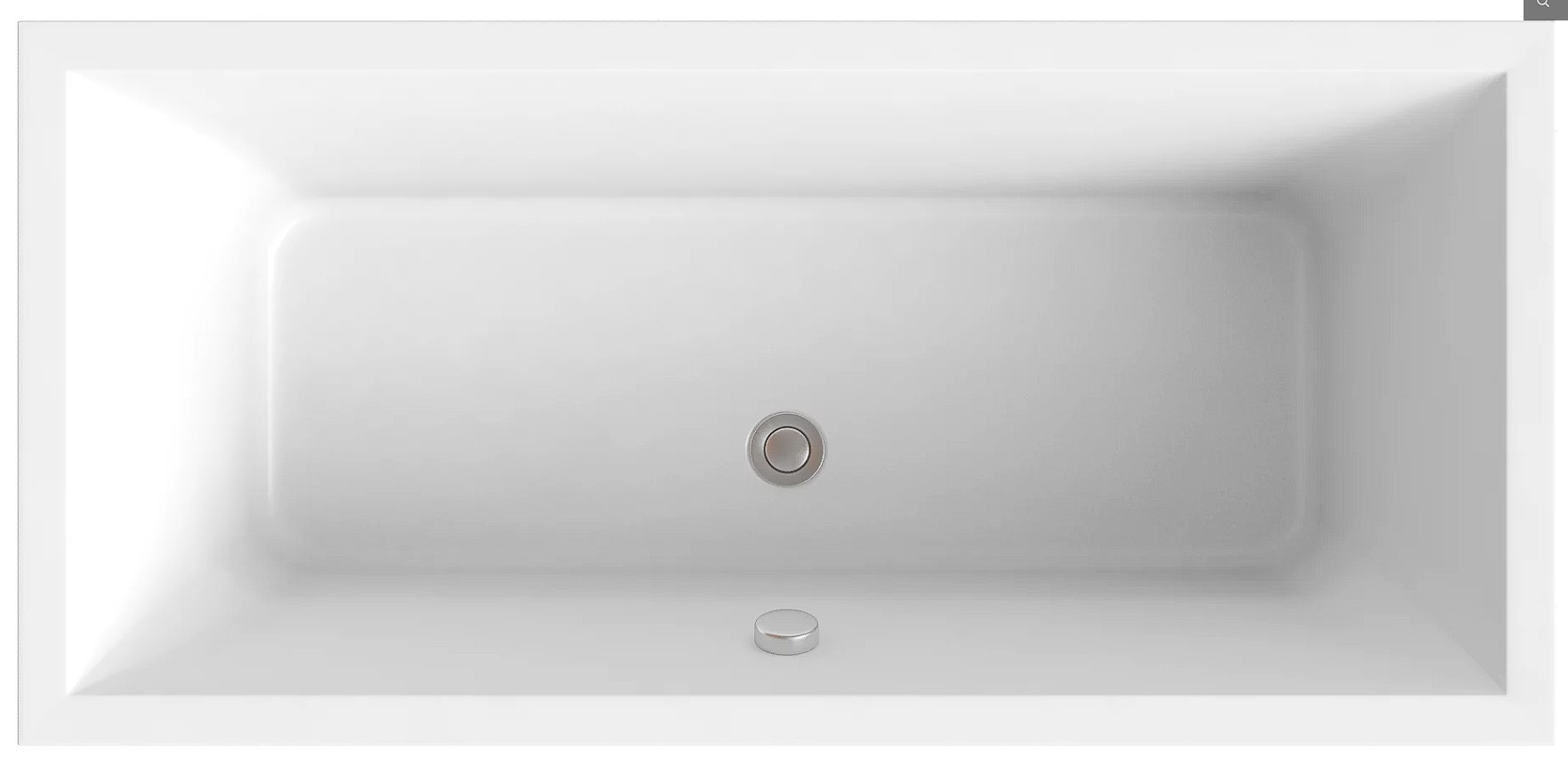 Ванна из литьевого мрамора белая 170x80см Good Door Мадрид ВА00006