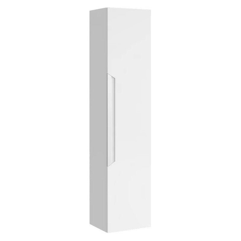Шкаф пенал подвесной белый 30см Aqwella Cube CUB0503W